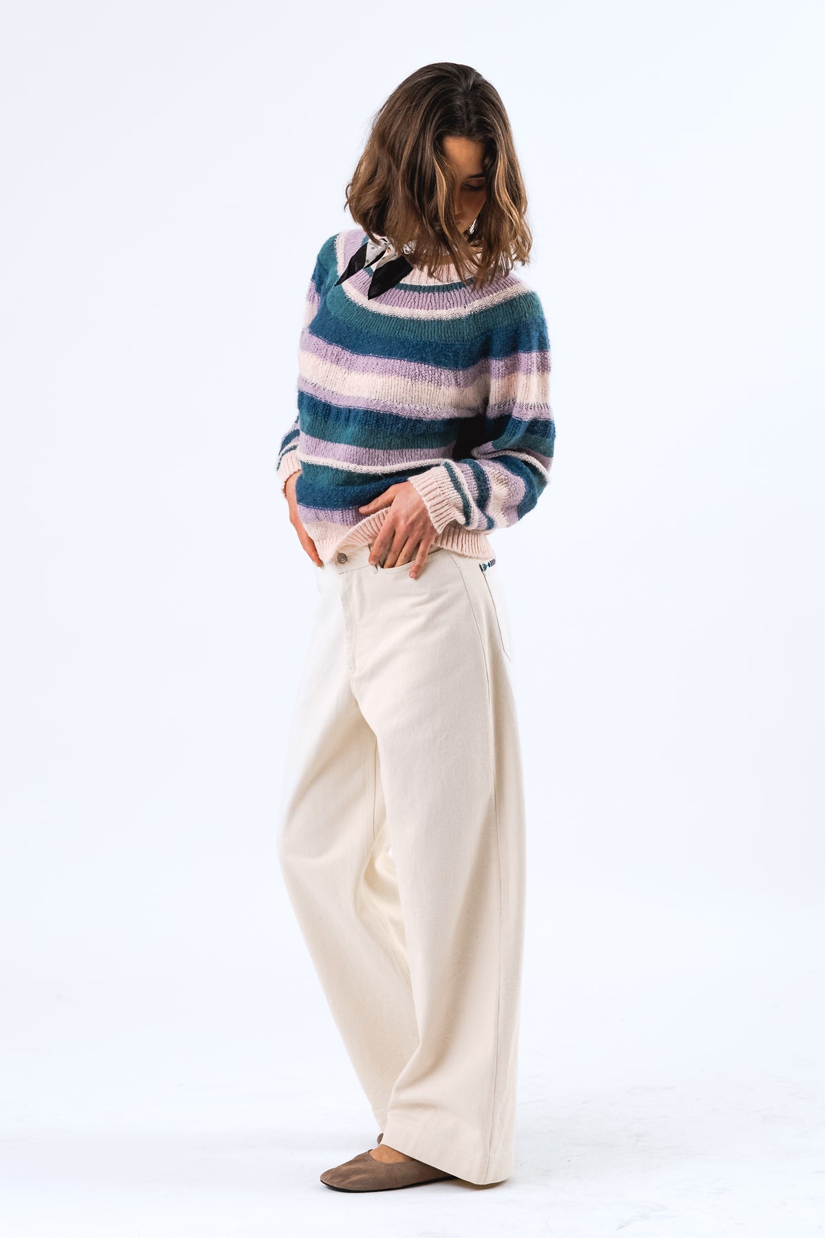 Lollys - BjorkLL Jumper Knit LS - Lavender