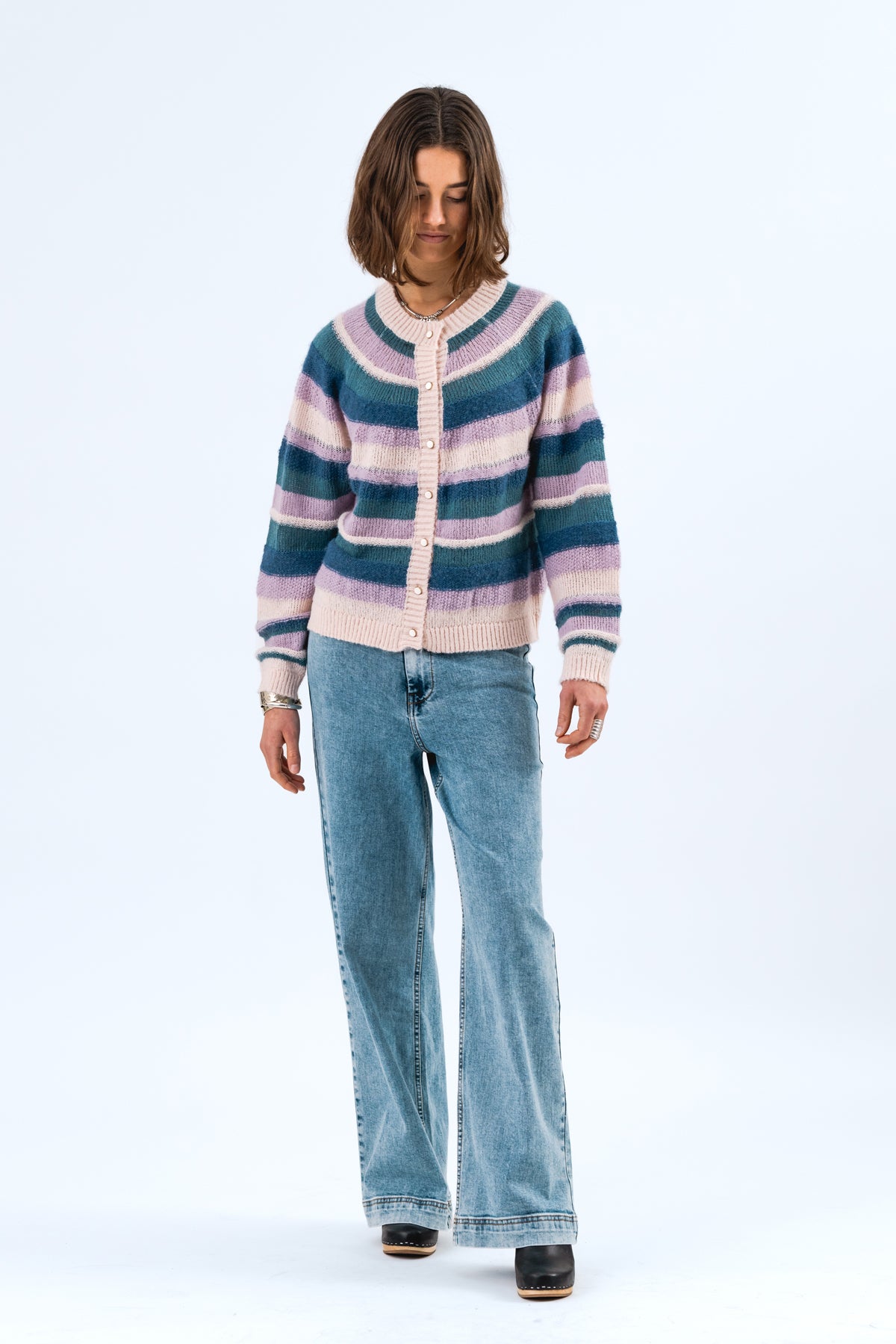Lollys - JorkLL Knit Cardigan LS - Lavender