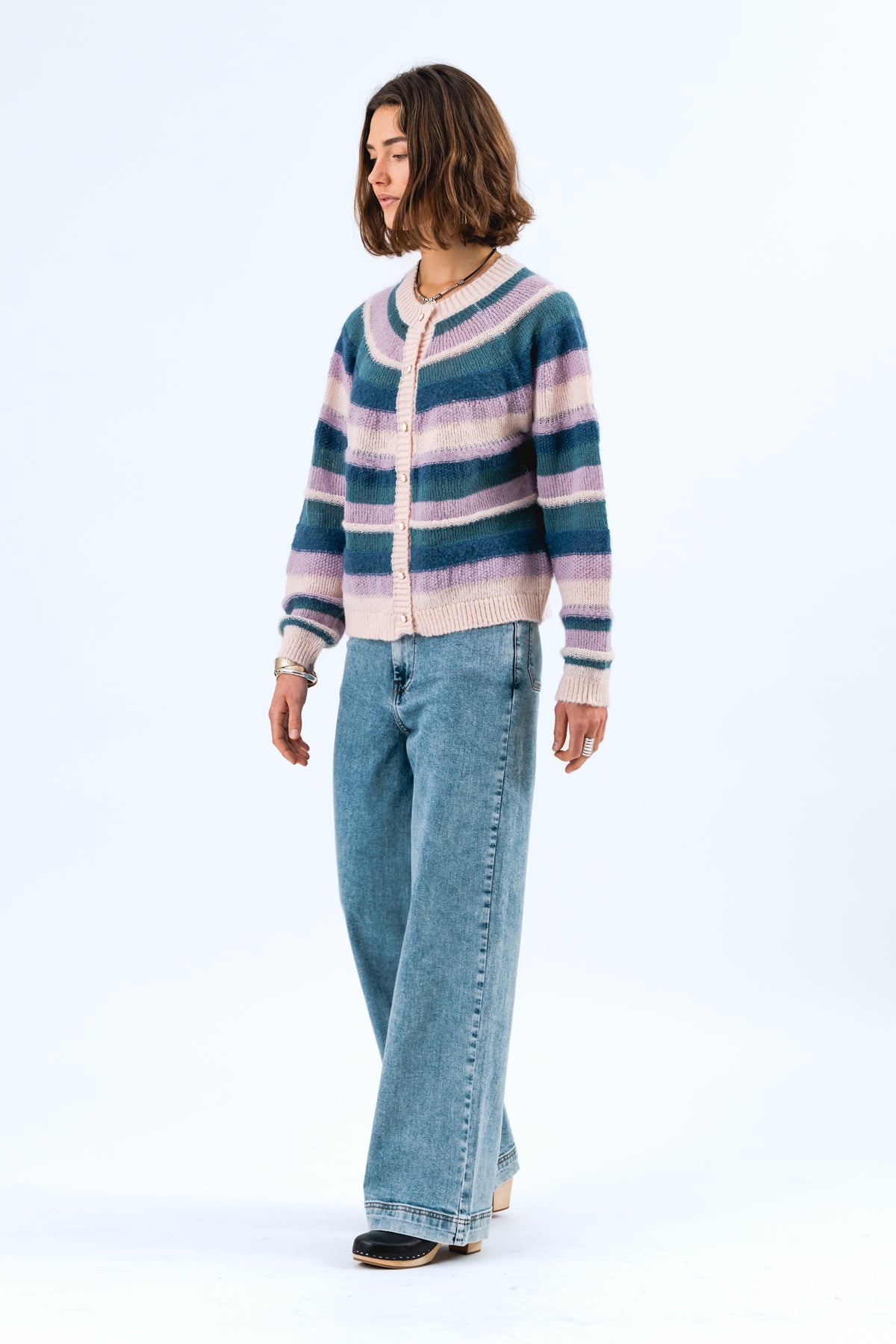 Lollys - JorkLL Knit Cardigan LS - Lavender