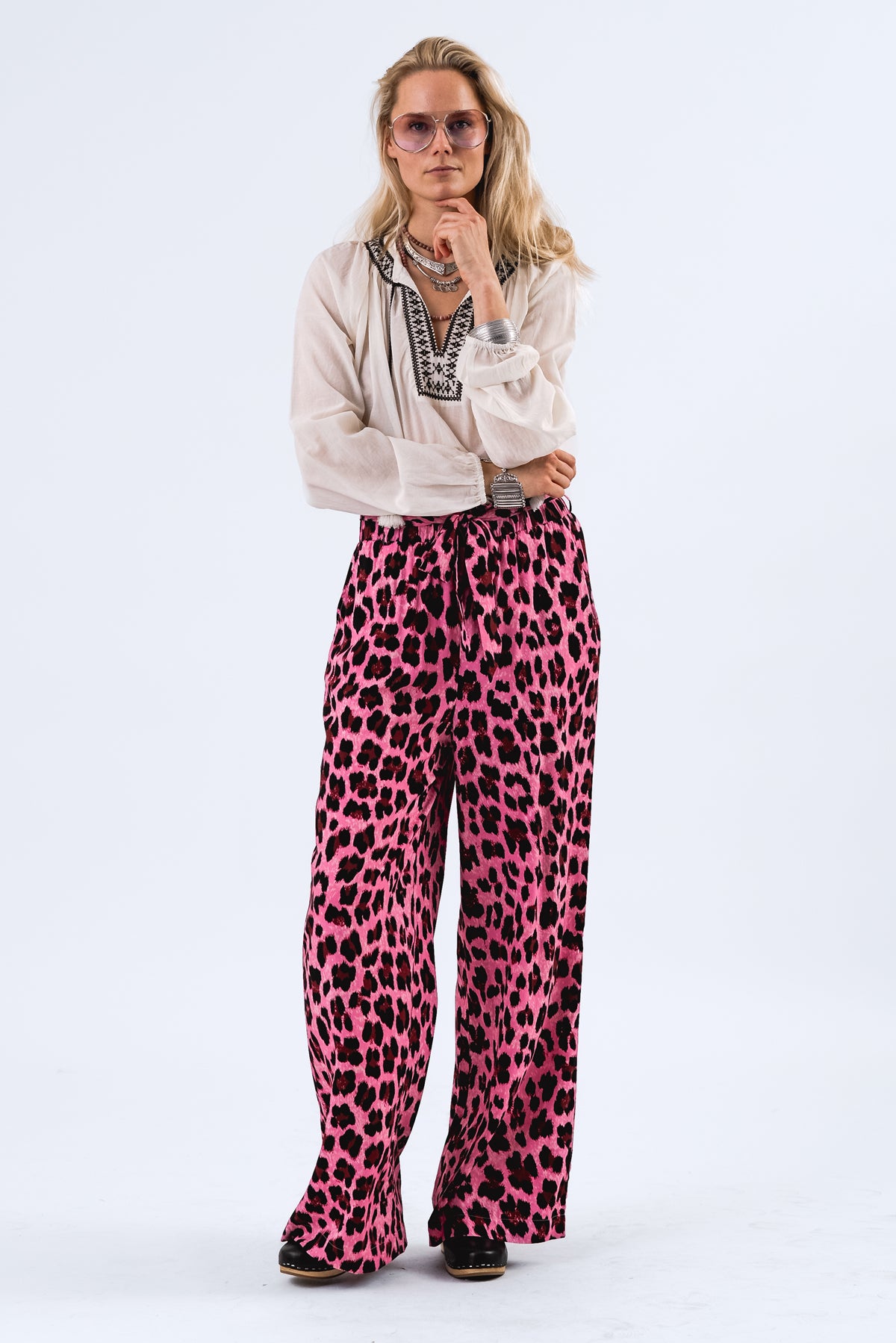 Lollys -  VickyLL Pants - Neon Pink