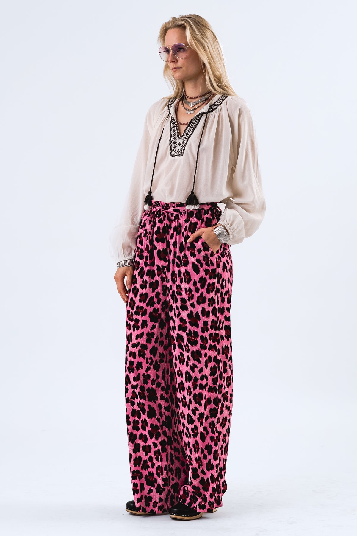 Lollys -  VickyLL Pants - Neon Pink