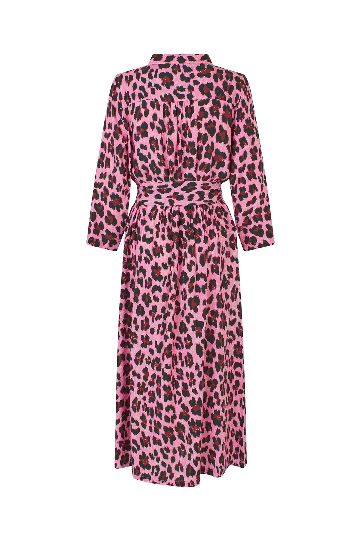 Lollys - HarperLL Maxi Dress 3/4 - Neon Pink