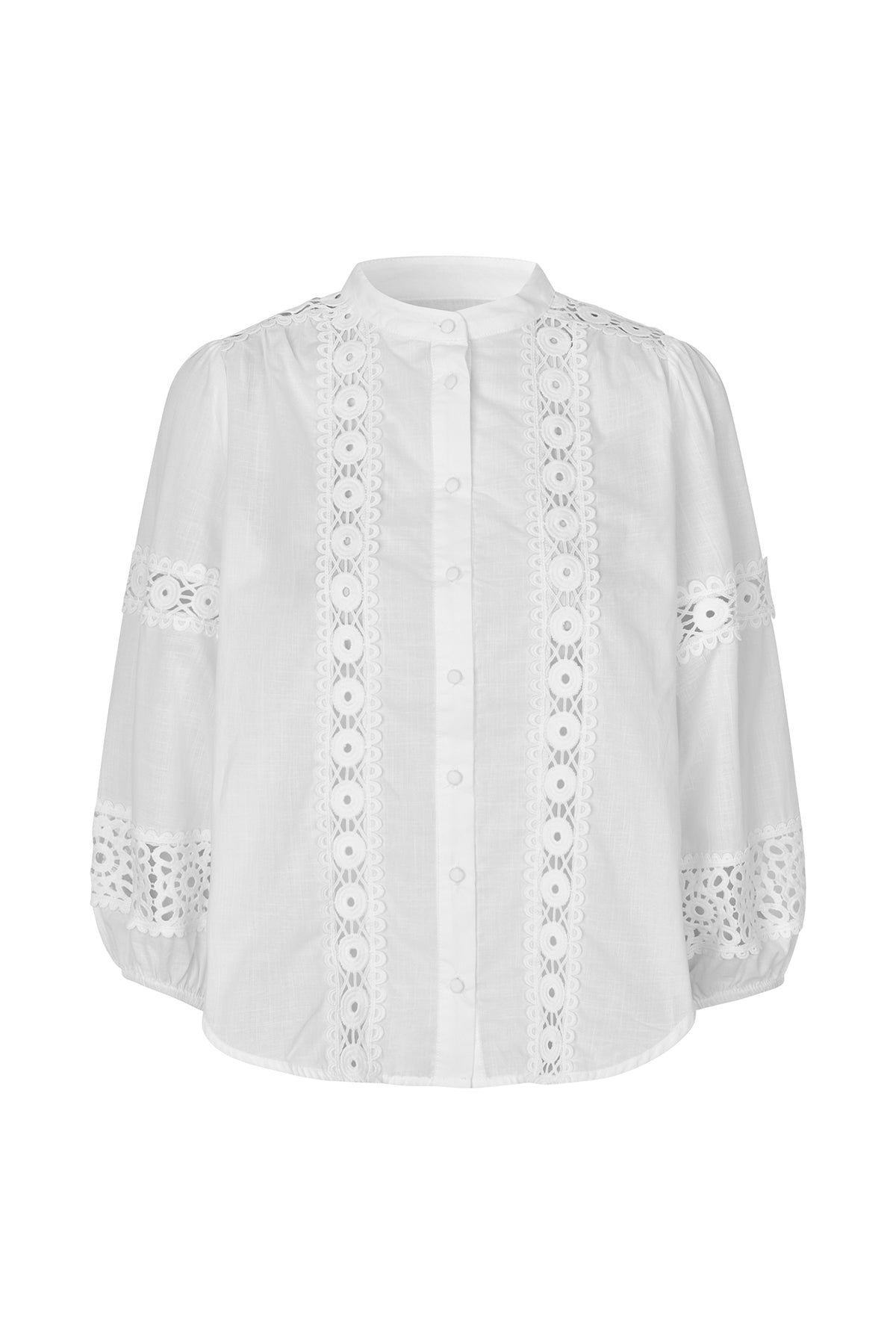 Lollys - JuneLL Shirt LS - White