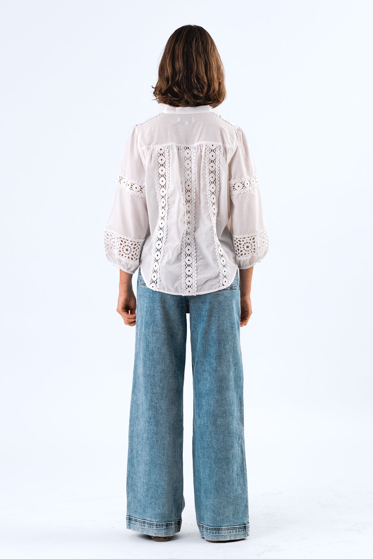 Lollys - JuneLL Shirt LS - White
