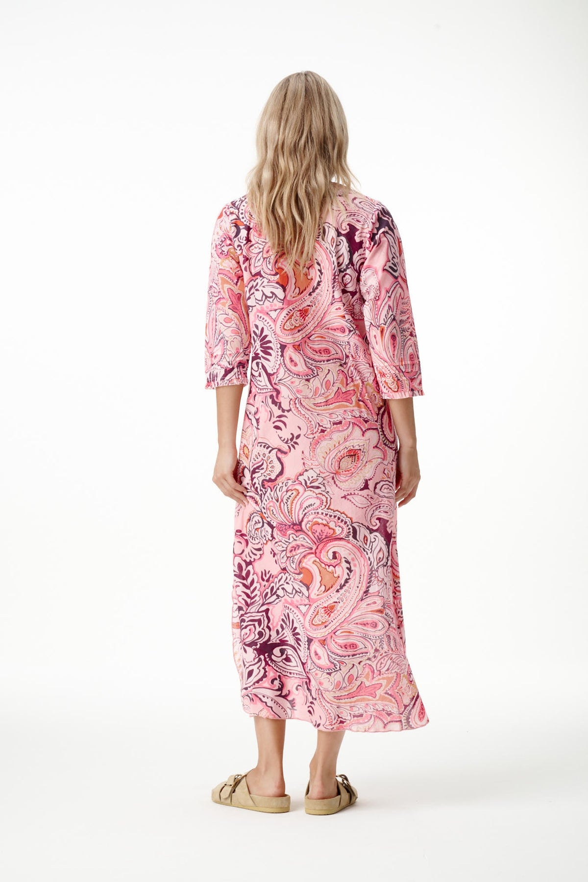 One Season - Long Poppy Rosewater Paisley
