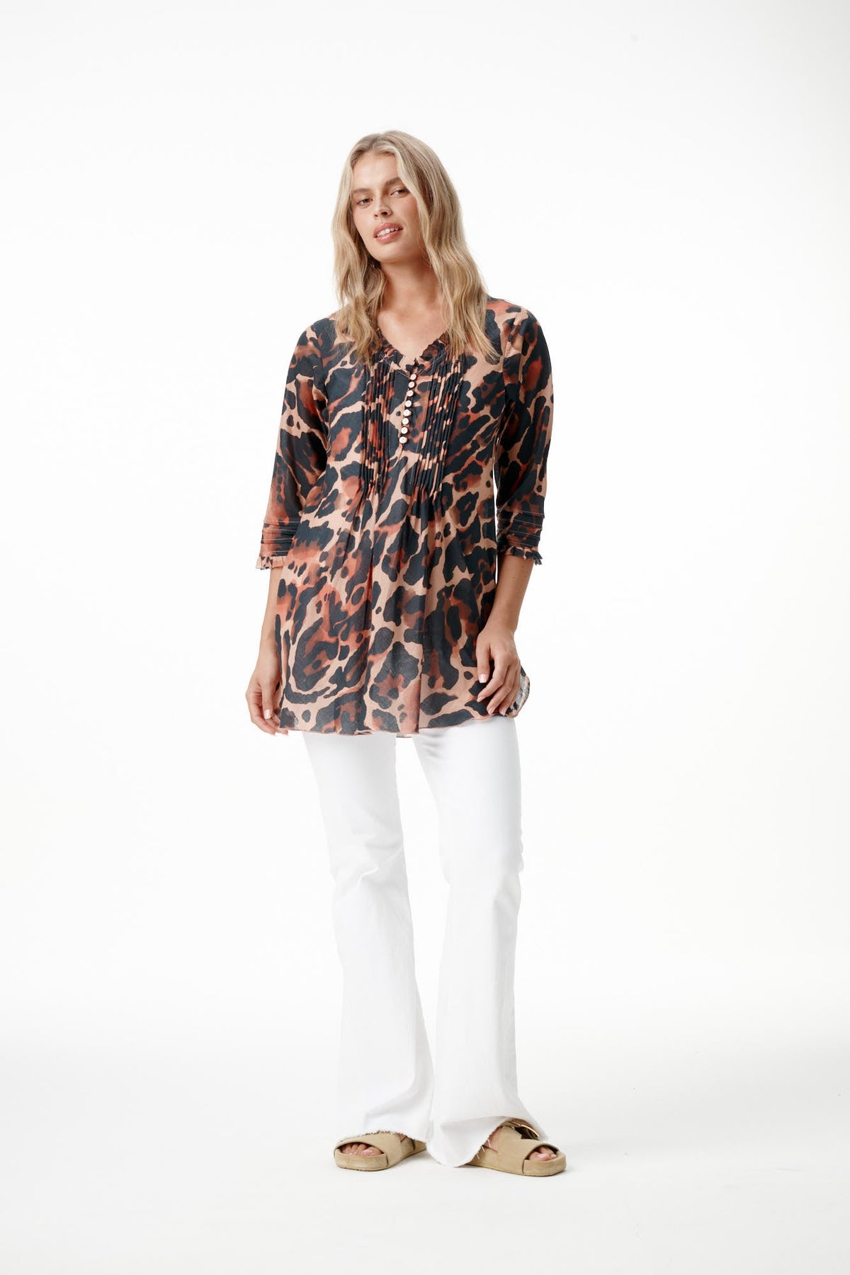 One Season - Poppy Top - Leopard