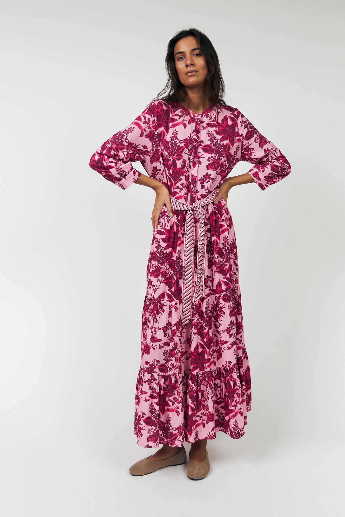 Lollys Laundry - NeeLL Maxi Dress - Pink
