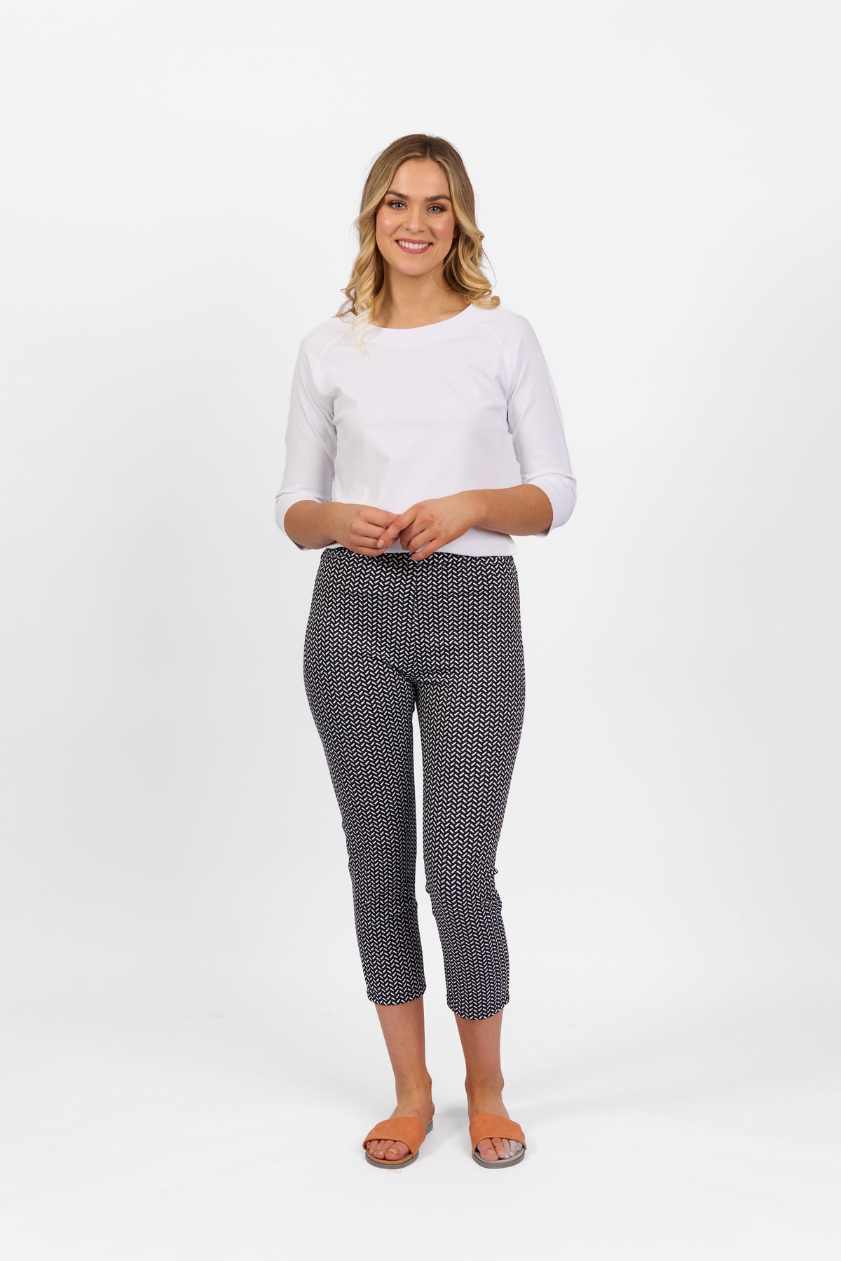 Vassalli - Skinny Leg 7/8 Pant - Nori