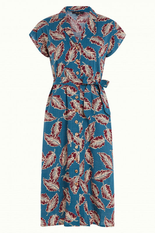 King Louie - Irene Dress - Dominica Orient Blue