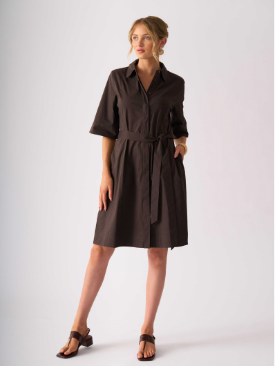 FOIL - Stitch Savy Dress - Sable