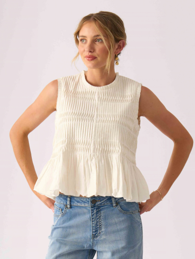 Foil  - You Compleat Me Top - White