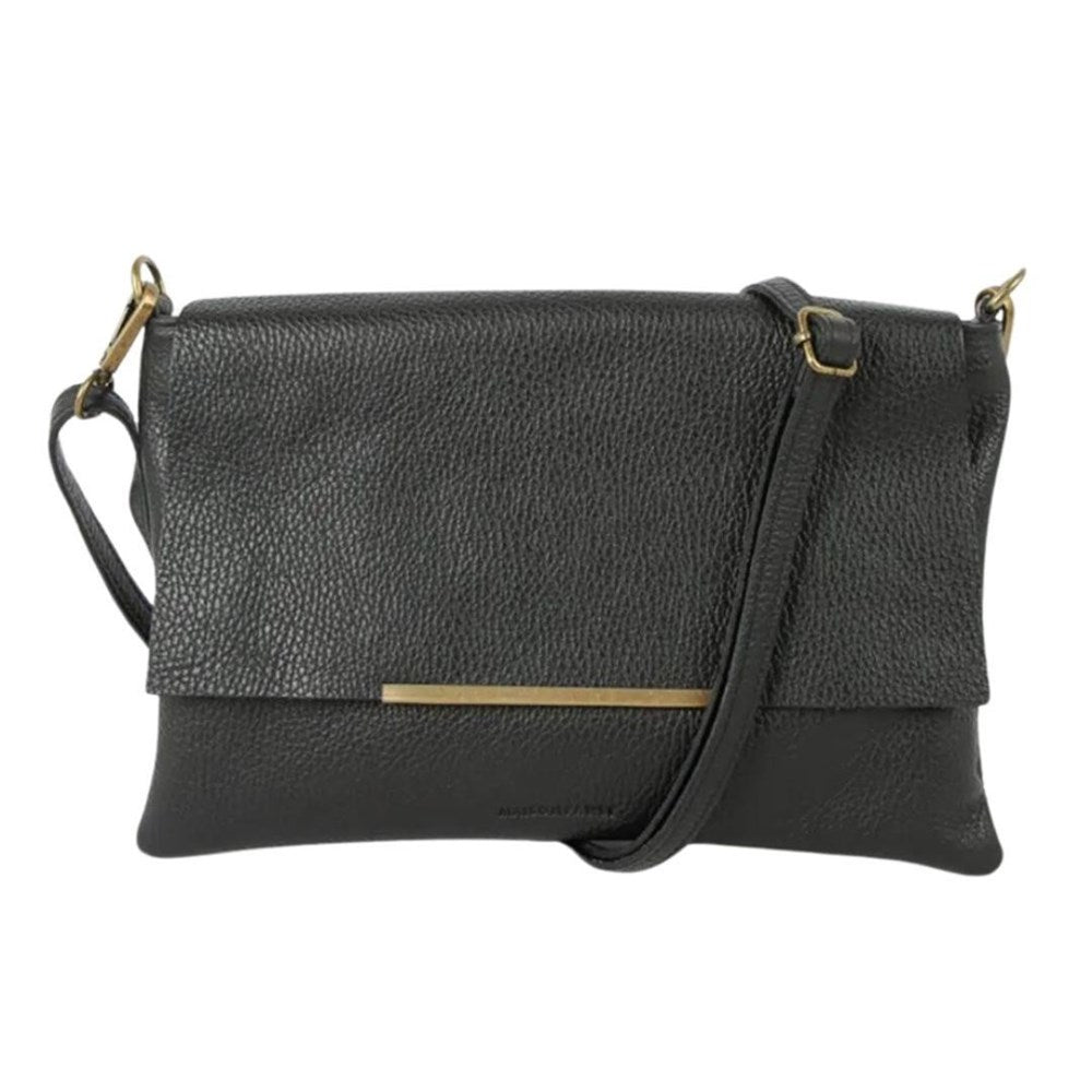 Maison Fanli -  Leather Cross Body Bag - Noir