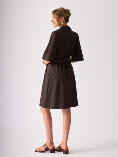 FOIL - Stitch Savy Dress - Sable