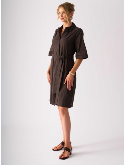 FOIL - Stitch Savy Dress - Sable