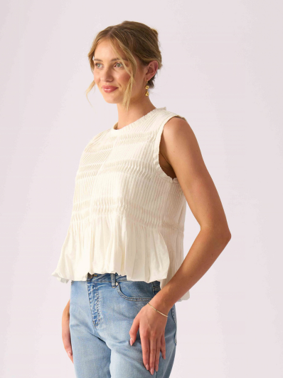 Foil  - You Compleat Me Top - White
