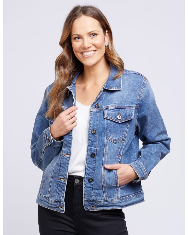 Elm - Angie Denim Jacket - Blue