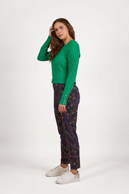 Vassalli -  Skinny Leg Ankle Grazer Pant - Halo