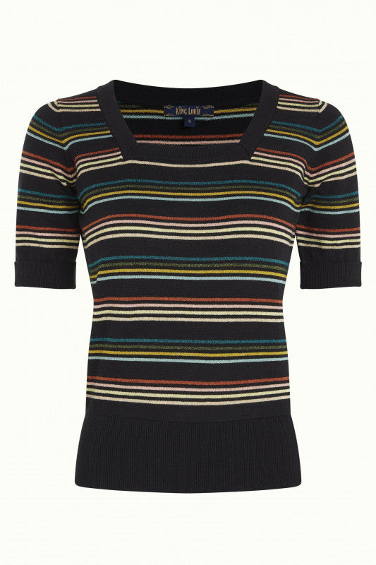 King Louie - Square Top - Lurex Riera Stripe