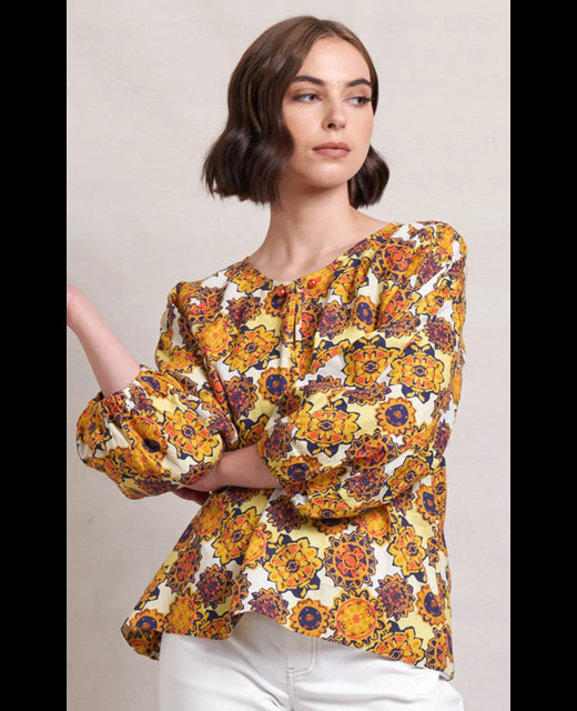 Neris - Baubles Top - Marigold