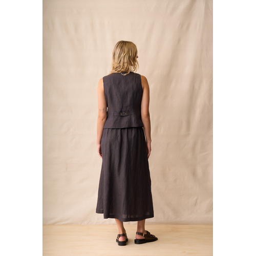 Neris - Harper Vest - Hazel