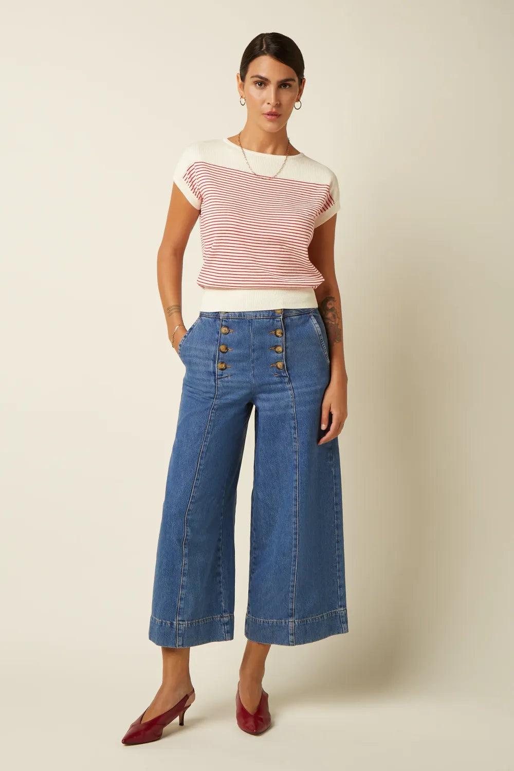 King Louie - Lina Top - D'Oleron Red