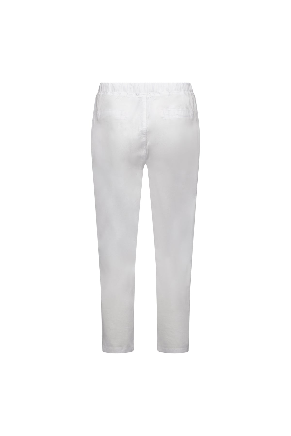 Vassalli -  7/8 Elastic Waist Pant - White