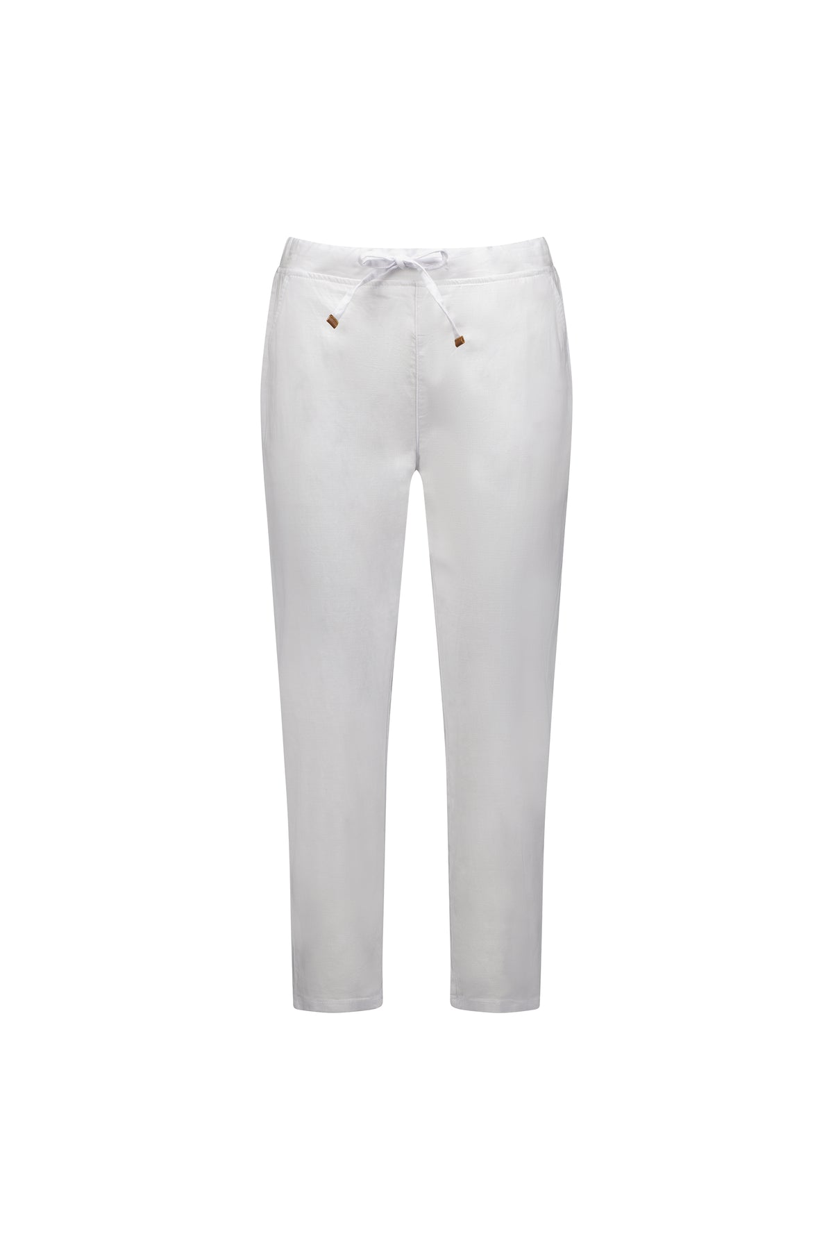 Vassalli -  7/8 Elastic Waist Pant - White