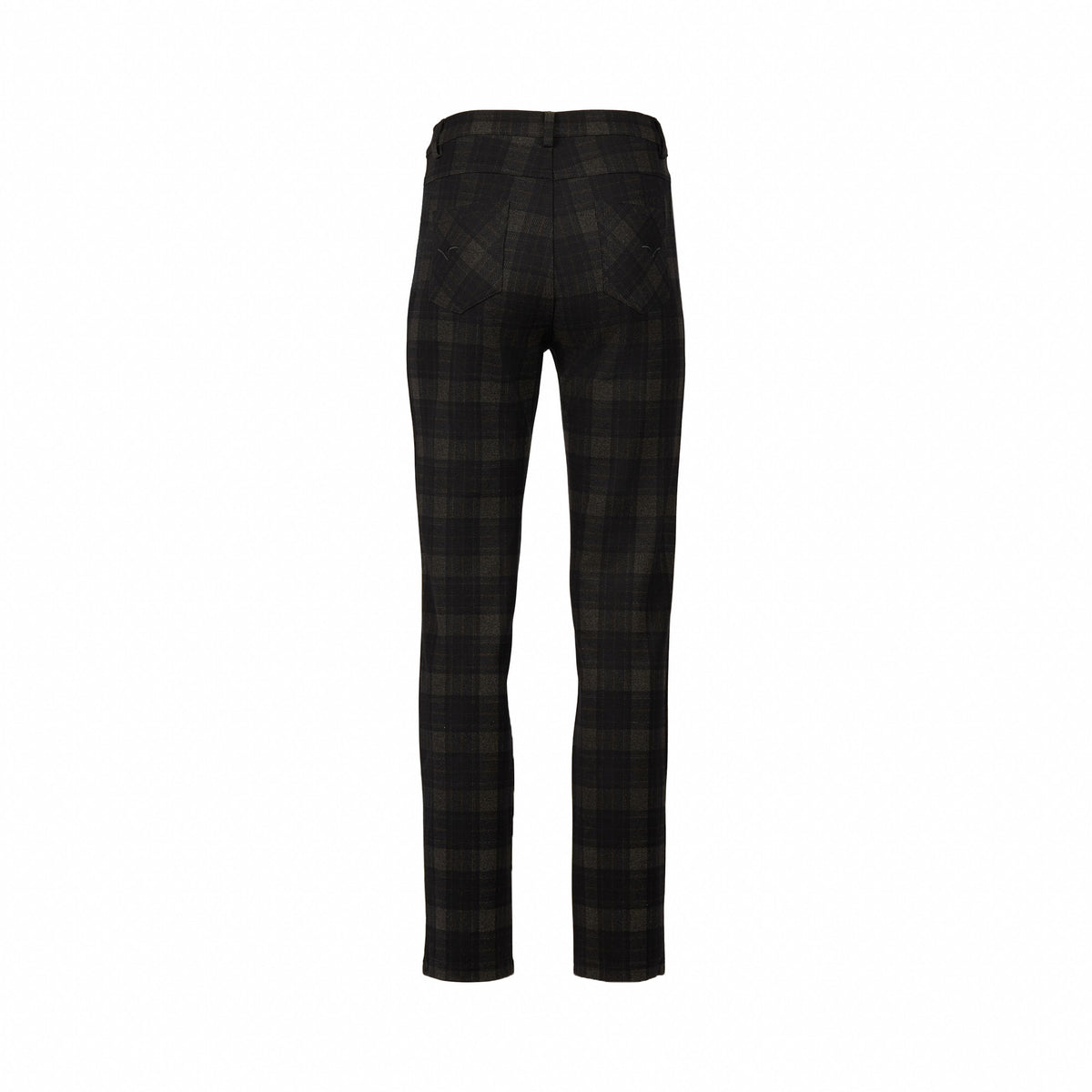 Vassalli -  Slim Leg Printed Ponti Pant - Oak