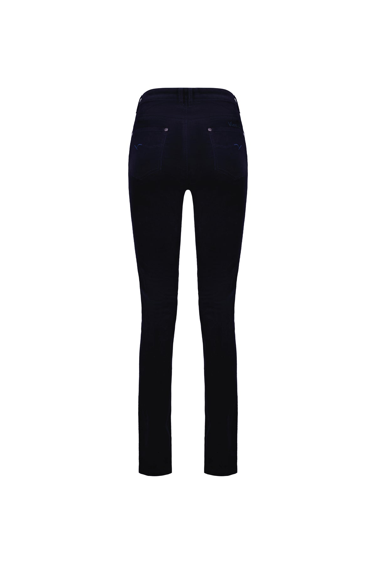 Vassalli - Jean Style Narrow Leg Cord Pant - Midnight