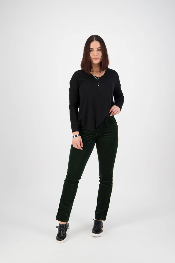 Vassalli -  Arch Cord Pant - Forest - 5911M