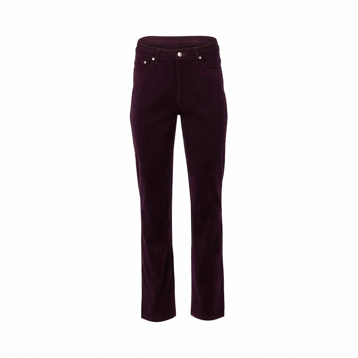 Vassalli -  Arch Cord Pant - Mulberry - 5911M