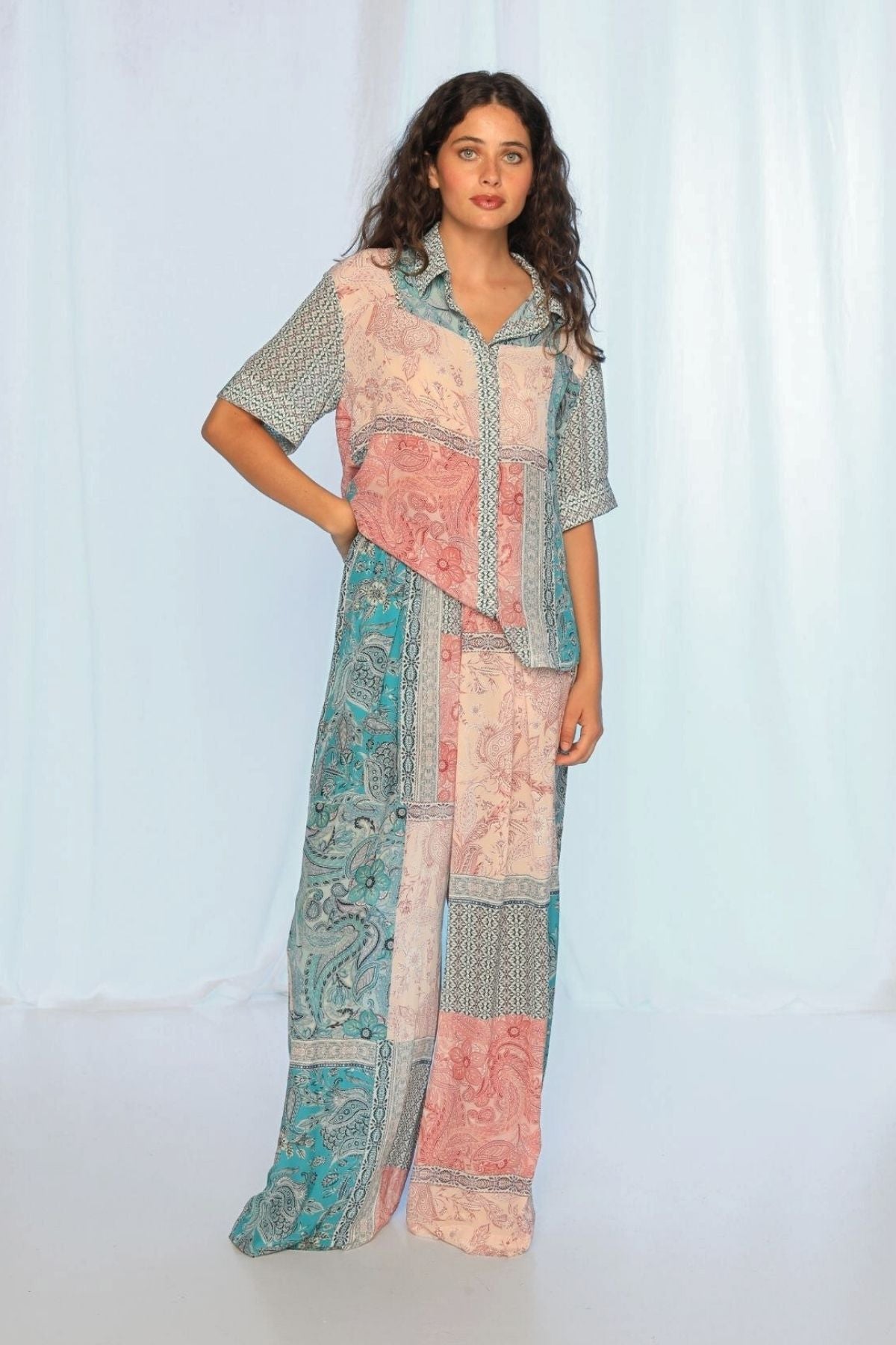 Kachel -  Monica Shirt - Paisley
