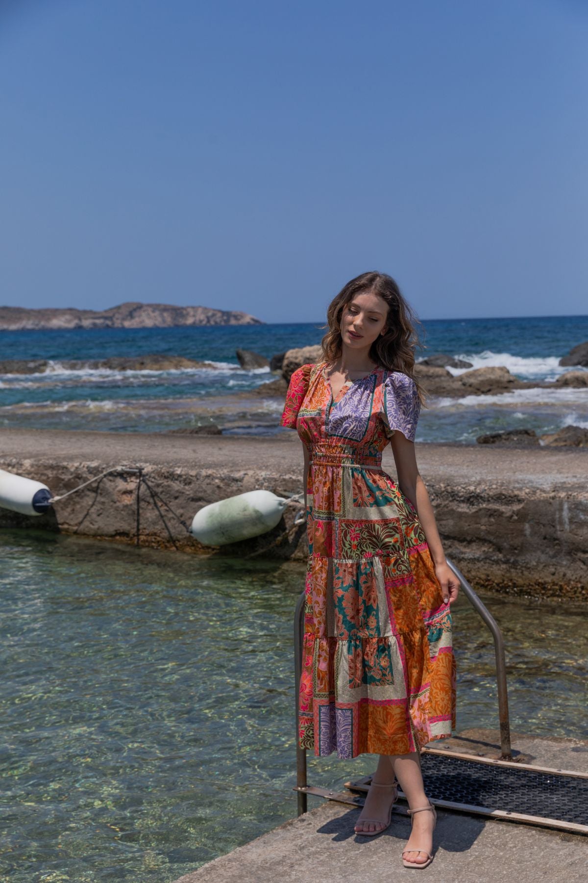 Kachel - Charlie Maxi Dress - Multi