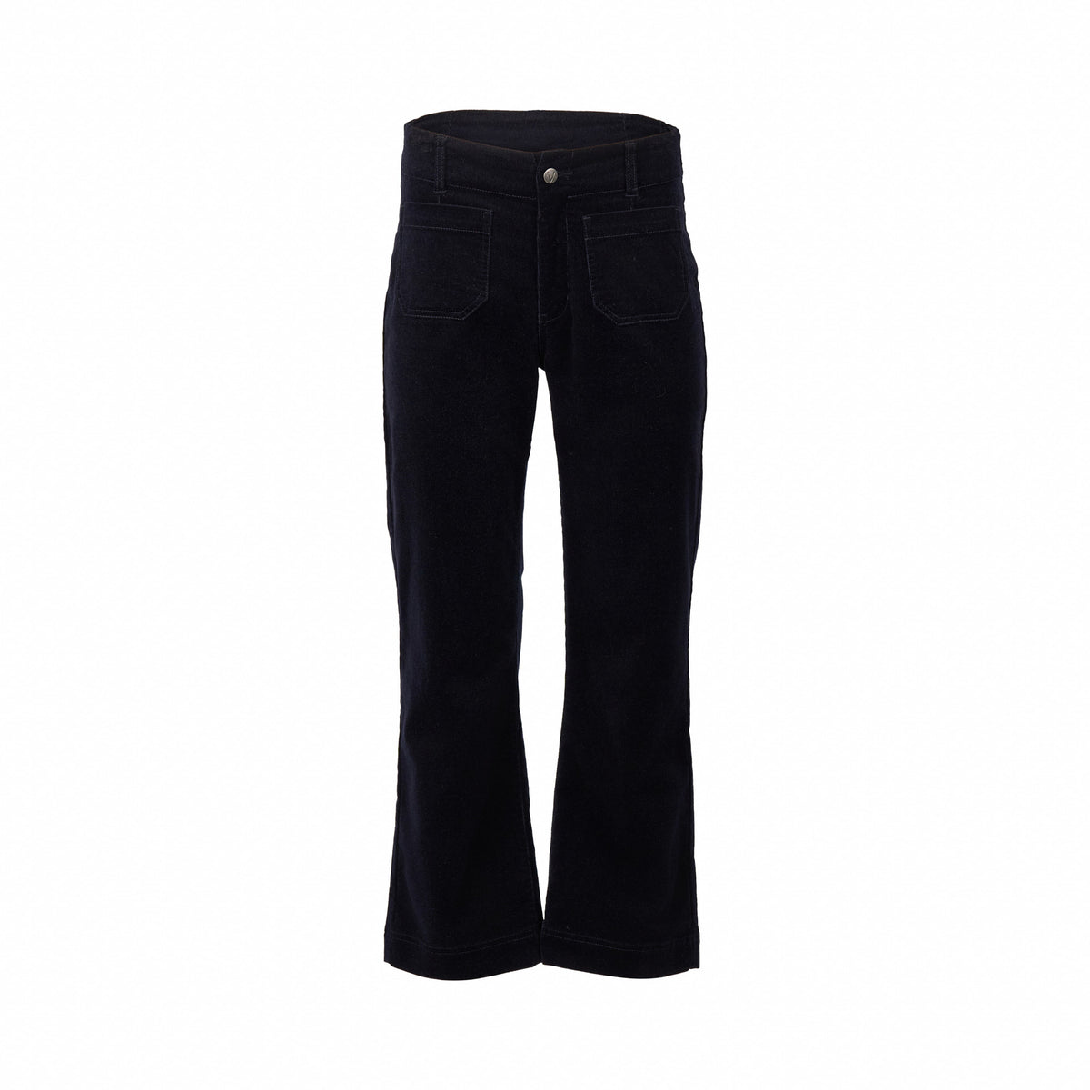 Vassalli -  Wide Leg Ankle Grazer Pant - Midnight