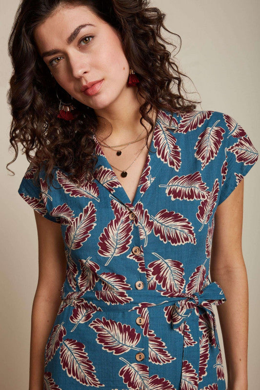 King Louie - Irene Dress - Dominica Orient Blue