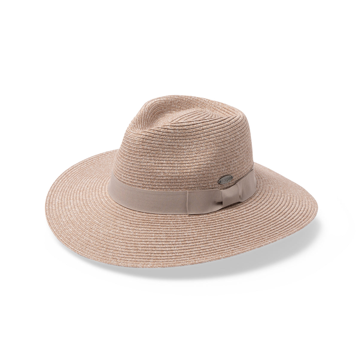 Fiona Wide Brim Fedora - BD496 - Sandstone