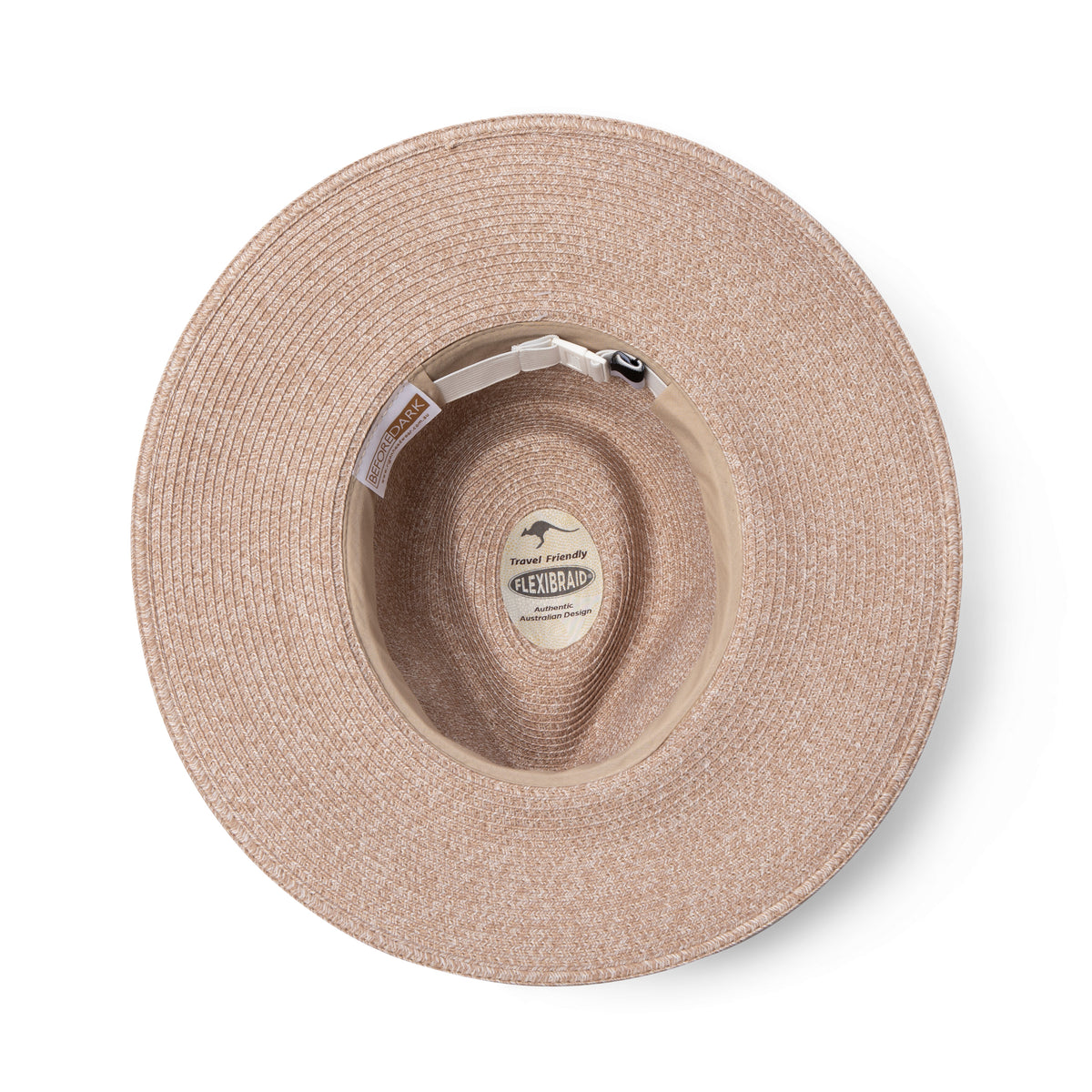 Fiona Wide Brim Fedora - BD496 - Sandstone