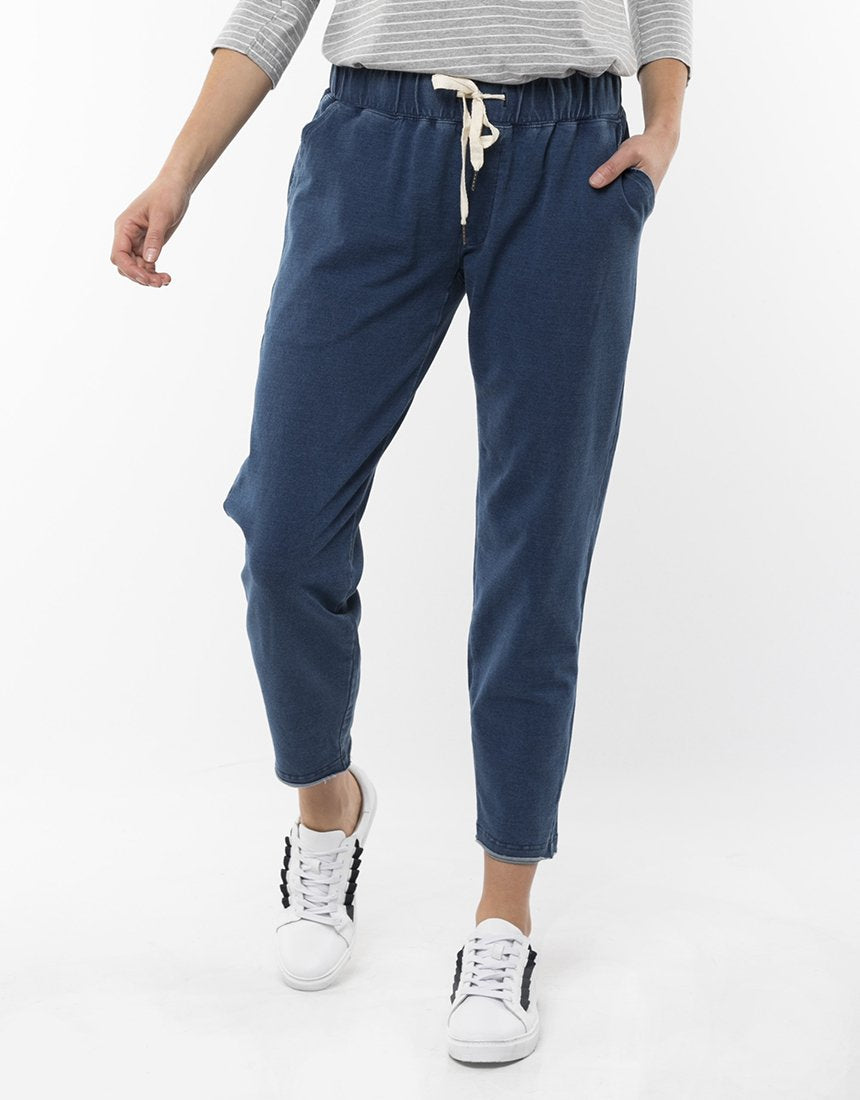 Elm - Rickety Pant in Washed BLUE Denim