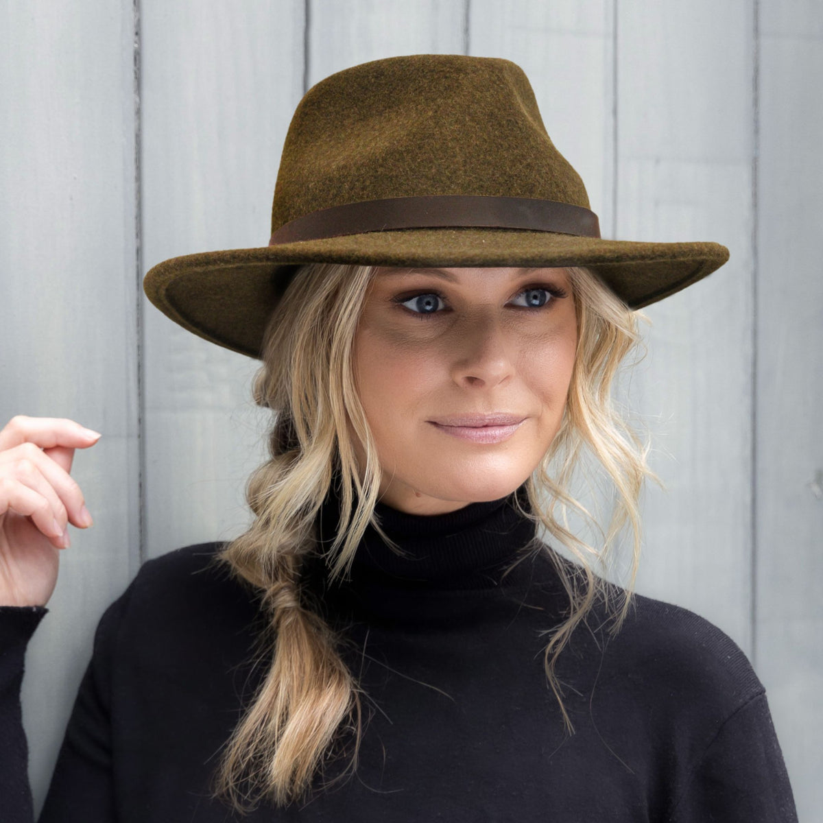 Billie Fedora - Mix Khaki