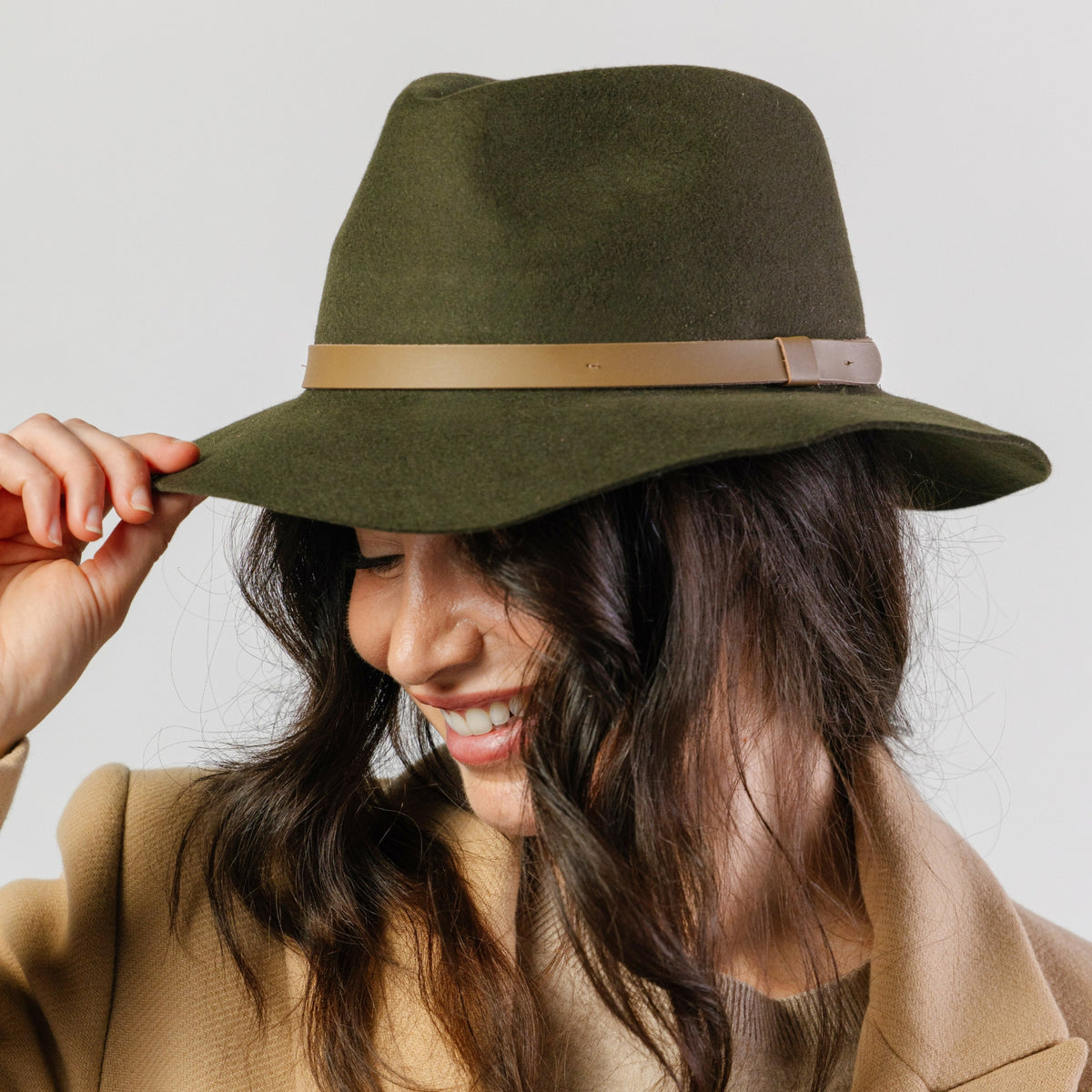 Thredbo Fedora - Dark Khaki