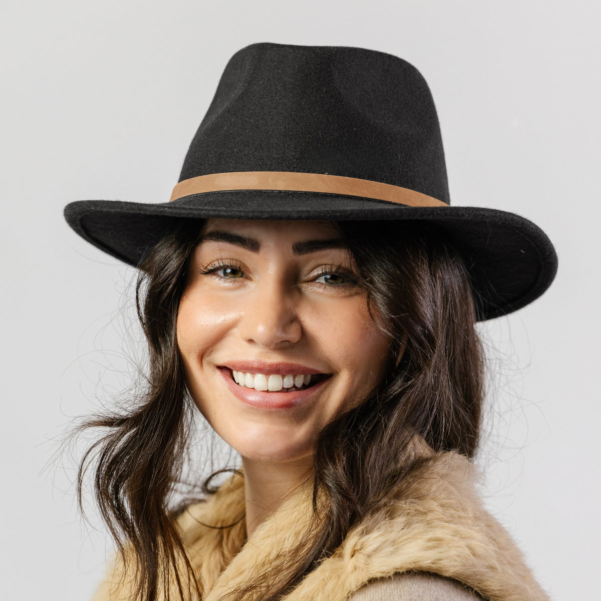 Verbier Fedora - Black - TM721