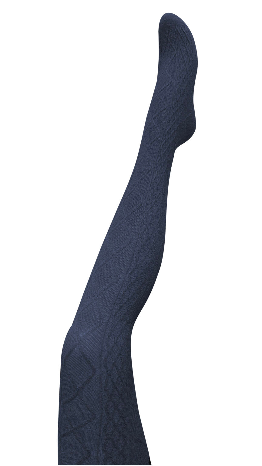 Tightology – Aran Cashmere Blend Tights – Navy