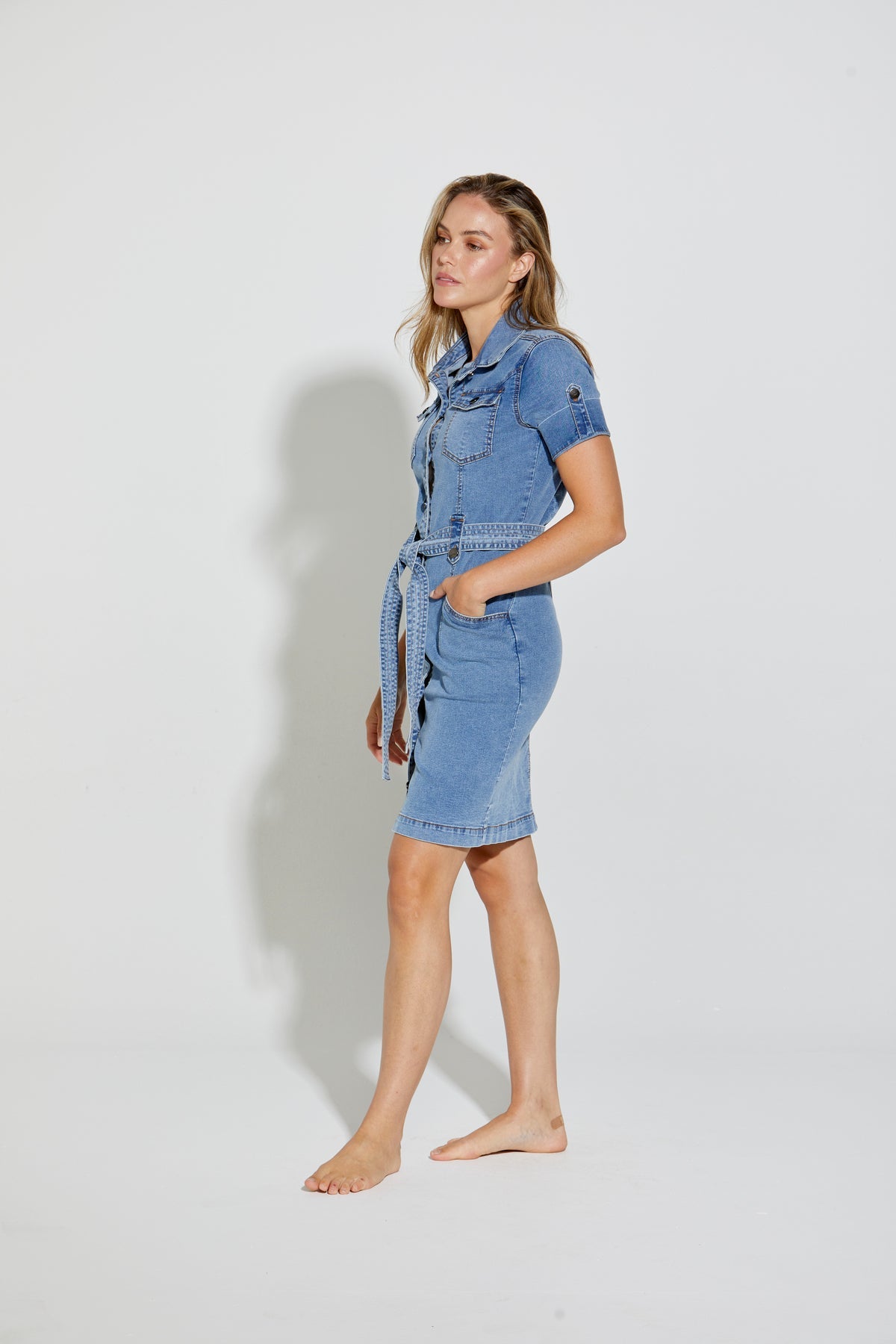 New London Jeans  - Argyll Denim Dress