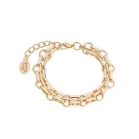 LOTUS  Loop Chain Bracelet - Gold