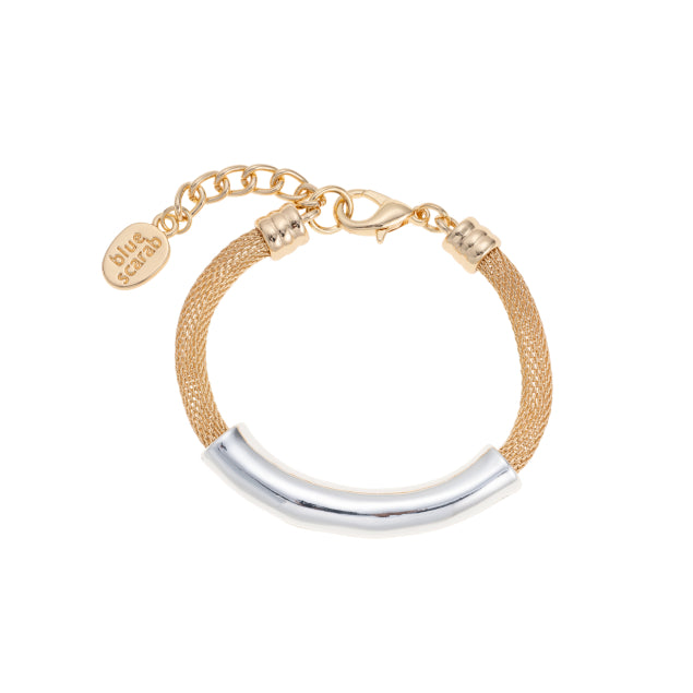 LOTUS  Contrast Bracelet - Gold