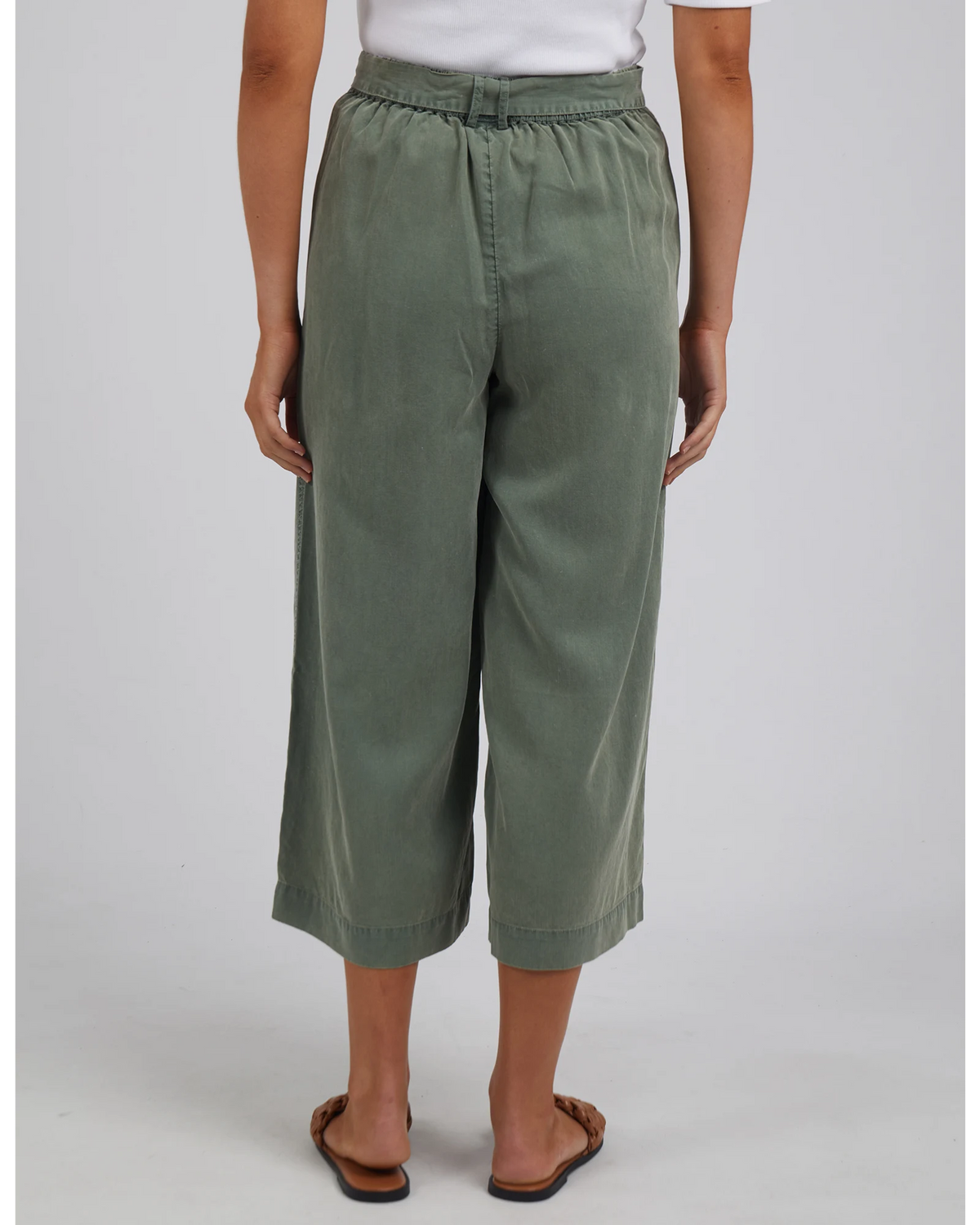 Elm - Bliss Cropped Pant - Washed Clover