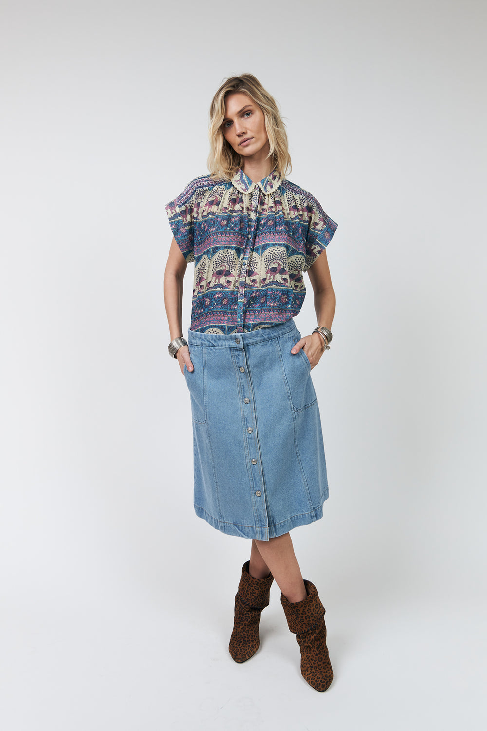 Lollys Laundry - BadaLL Shirt - Blue