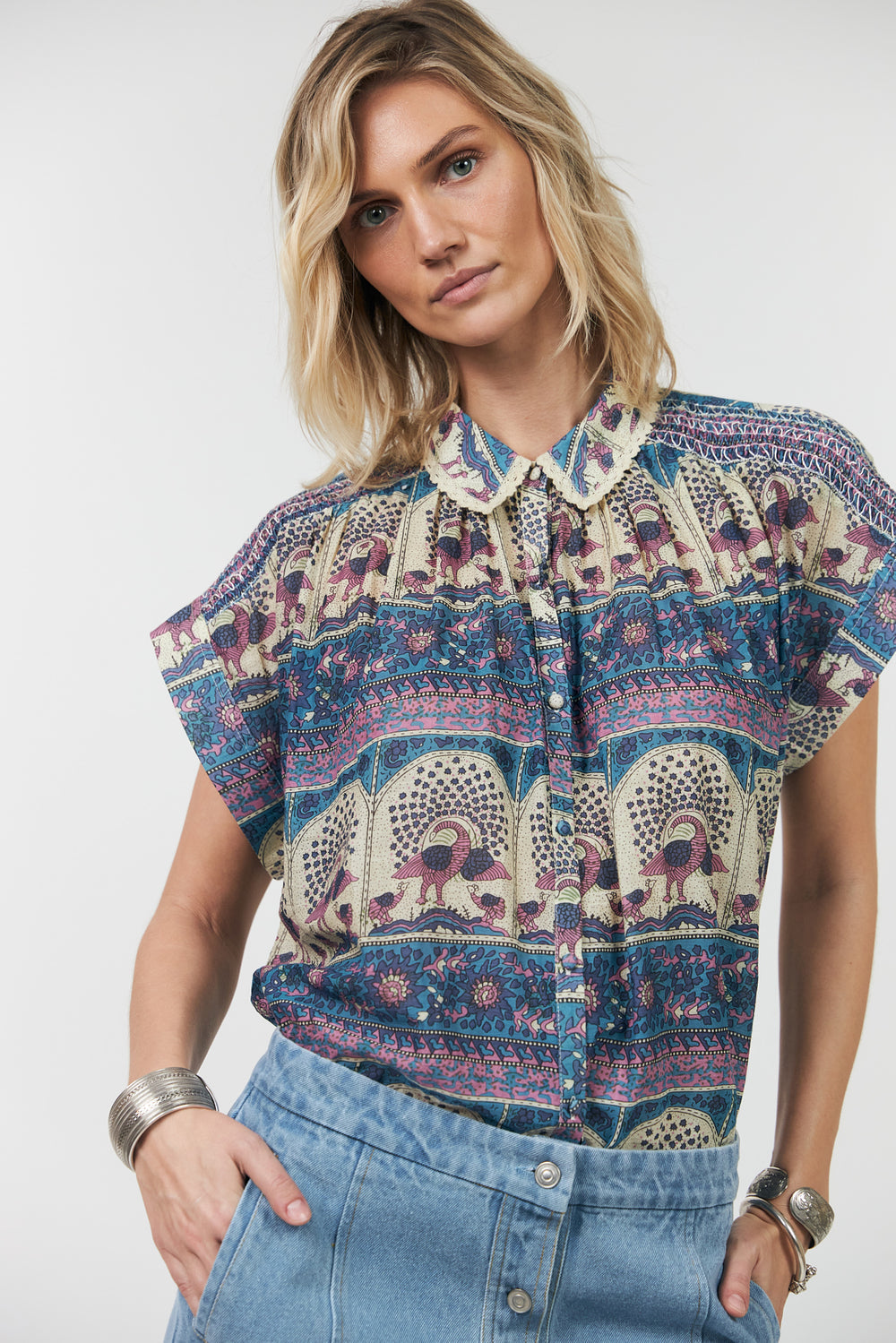 Lollys Laundry - BadaLL Shirt - Blue