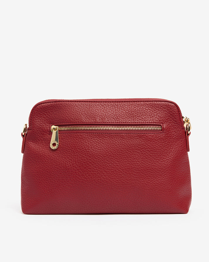 Elms &amp; King - Large Burbank Crossbody - Burgundy