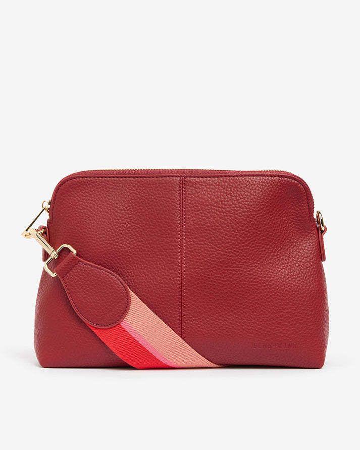 Elms &amp; King - Large Burbank Crossbody - Burgundy